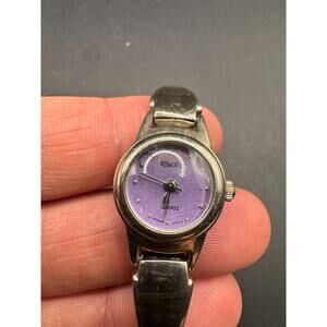Rumours Womens Watch Stainless Steel Silver Water Resist Lavender Face Dial